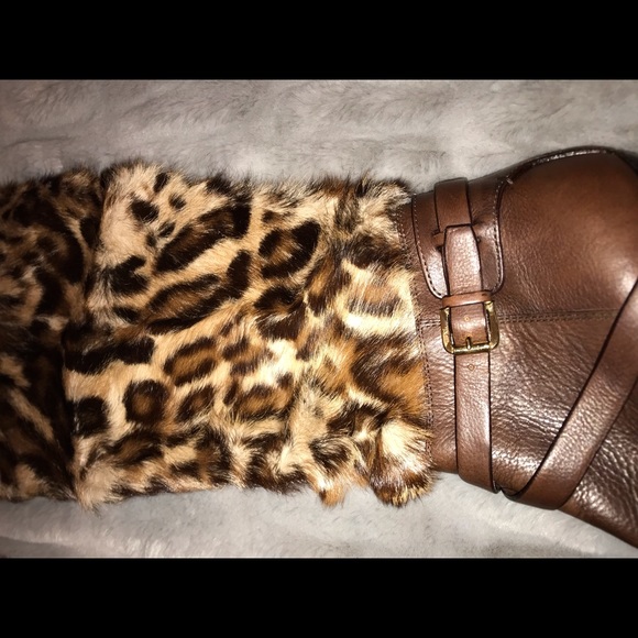 Ralph Lauren Collection Leopard Boots - Picture 3 of 5